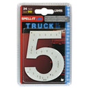 *NUMERO ADESIVO "5" 24V LED  BLU