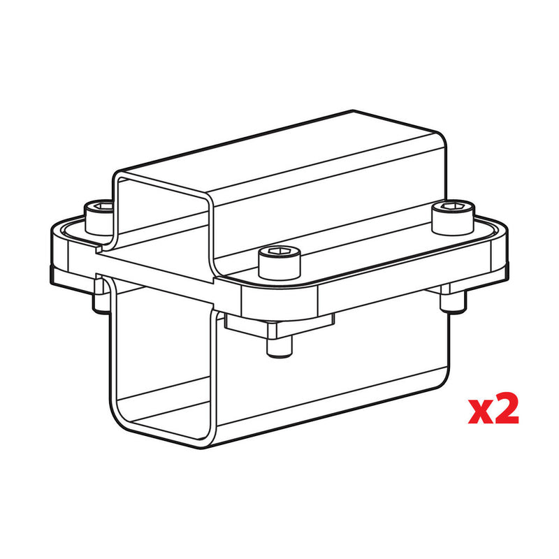 *SET ADATTATORI KARGO RACK PER NR. 1 BARRA KARGO O KARGO PLUS