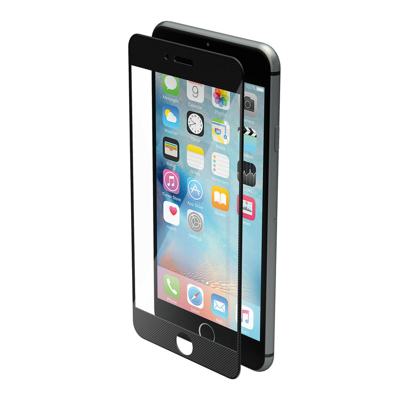 *VETRO TEMPERATO PHANTOM" PER IPHONE 7 PLUS / 8 PLUS PIXEL BLACK