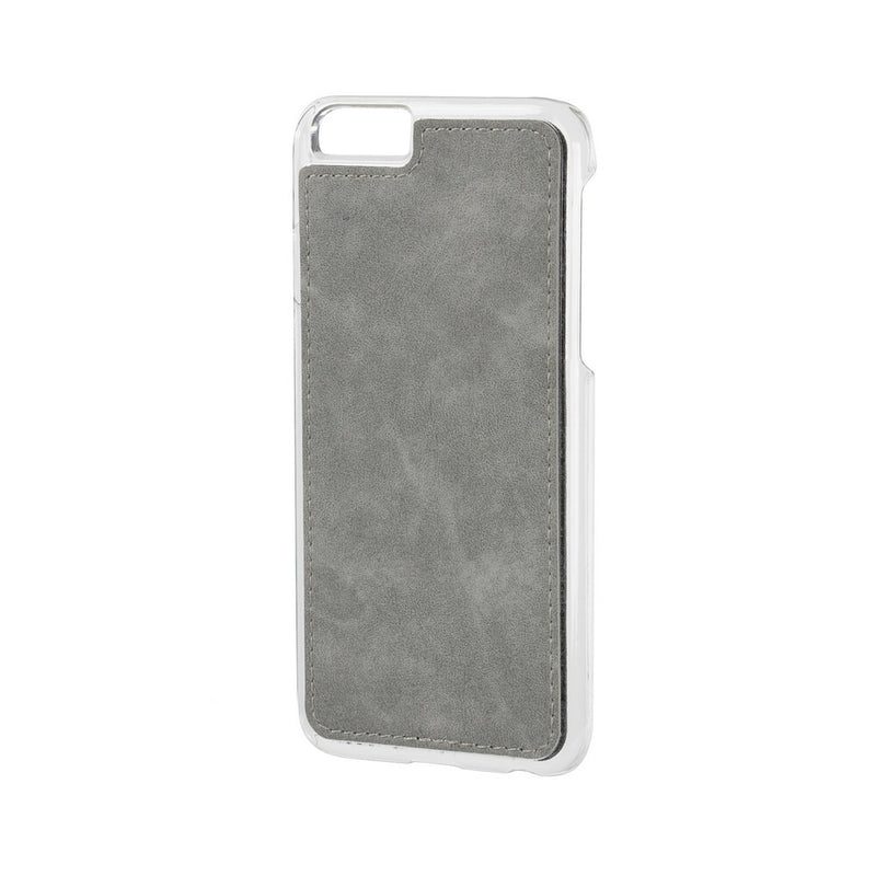 *COVER "MAGNET-X" PER IPHONE 6 6S - GRIGIO SIMILPELLE