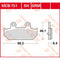 MCB751SRM TRW Sinter Maxi Scooter Kit pastiglie freno Freno a disco