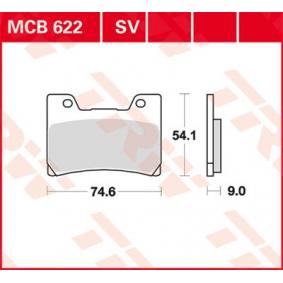 MCB622 TRW Kit pastiglie freno Freno a disco