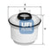 2604500 UFI Filtro carburante