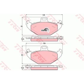 GDB1353 TRW COTEC Kit pastiglie freno Freno a disco