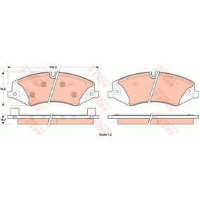 GDB1898 TRW COTEC Kit pastiglie freno Freno a disco