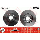 DF4385 TRW Disco freno