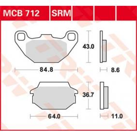 MCB712SRM TRW Sinter Maxi Scooter Kit pastiglie freno Freno a disco