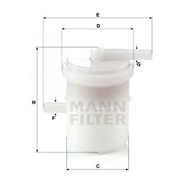 WK42/81 MANN-FILTER Filtro carburante