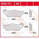 MCB707 TRW Kit pastiglie freno Freno a disco