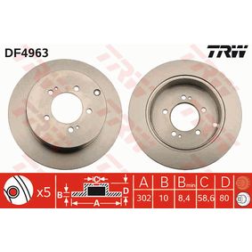 DF4963 TRW Disco freno