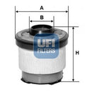 2610200 UFI Filtro carburante