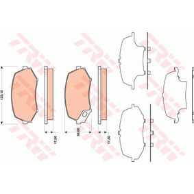 GDB3486 TRW Kit pastiglie freno Freno a disco