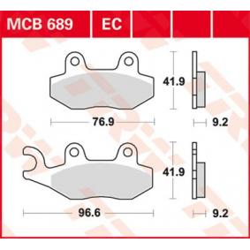 MCB689EC TRW Kit pastiglie freno Freno a disco