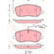 GDB1636 TRW COTEC Kit pastiglie freno Freno a disco