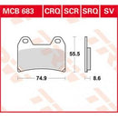 MCB683 TRW Kit pastiglie freno Freno a disco