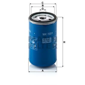 WK723/1 MANN-FILTER Filtro carburante