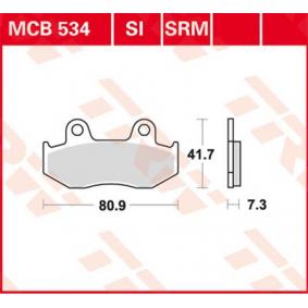 MCB534 TRW Kit pastiglie freno Freno a disco