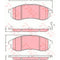 GDB3380 TRW COTEC Kit pastiglie freno Freno a disco