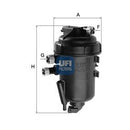 5512500 UFI Filtro carburante