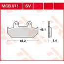 MCB571 TRW Kit pastiglie freno Freno a disco