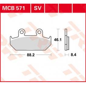 MCB571 TRW Kit pastiglie freno Freno a disco