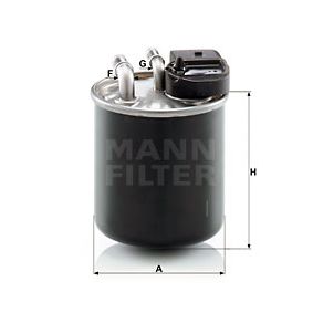 WK820/20 MANN-FILTER Filtro carburante