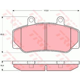 GDB970 TRW Kit pastiglie freno Freno a disco