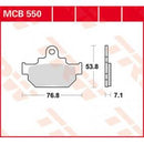 MCB550 TRW Organic Allround Kit pastiglie freno Freno a disco