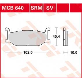 MCB640SRM TRW Sinter Maxi Scooter Kit pastiglie freno Freno a disco