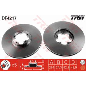 DF4217 TRW Disco freno