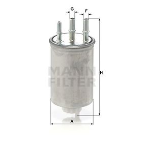 WK829/6 MANN-FILTER Filtro carburante