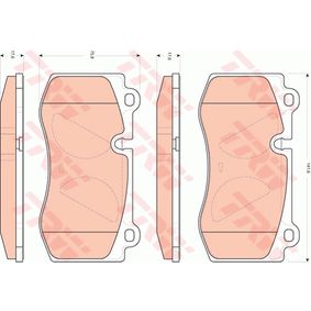 GDB1733 TRW COTEC Kit pastiglie freno Freno a disco