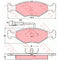 GDB1347 TRW Kit pastiglie freno Freno a disco