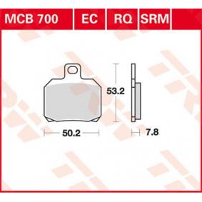 MCB700 TRW Kit pastiglie freno Freno a disco