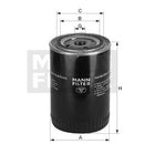 W933/80 MANN-FILTER Filtro olio