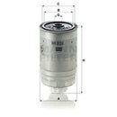 WK8034 MANN-FILTER Filtro carburante