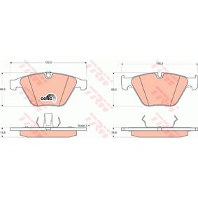 GDB1498 TRW COTEC Kit pastiglie freno Freno a disco