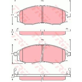 GDB3340 TRW COTEC Kit pastiglie freno Freno a disco