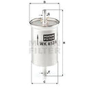 WK612/6 MANN-FILTER Filtro carburante