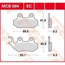 MCB684 TRW Kit pastiglie freno Freno a disco