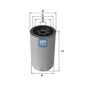 2316400 UFI Filtro olio