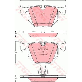 GDB1527 TRW COTEC Kit pastiglie freno Freno a disco