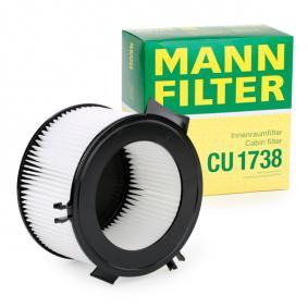 CU1738 MANN-FILTER Filtro Aria abitacolo