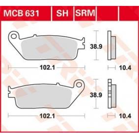 MCB631SRM TRW Kit pastiglie freno Freno a disco