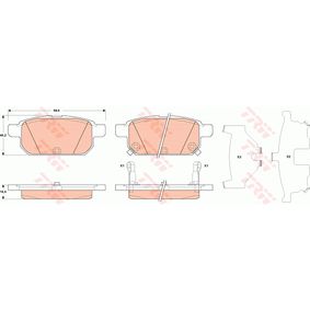 GDB3529 TRW Kit pastiglie freno Freno a disco