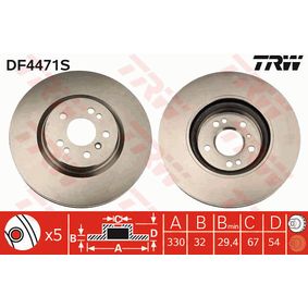 DF4471S TRW Disco freno