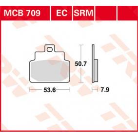 MCB709 TRW Kit pastiglie freno Freno a disco