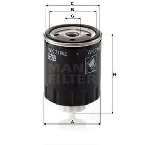 WK718/2 MANN-FILTER Filtro carburante